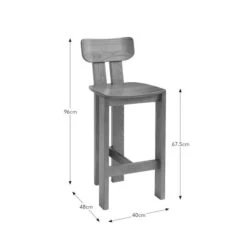 Cairo Counter Height Bar Stool, Stained Ash -Online Furniture Store 30891381 alt09