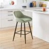 Radleigh Bar Stool, Velvet