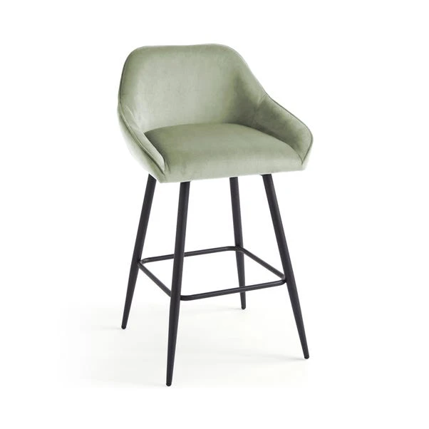 Radleigh Bar Stool, Velvet 8 Radleigh Bar Stool, Velvet - Image 6