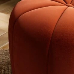 Pumpkin Velvet Footstool 23 Pumpkin Velvet Footstool -Online Furniture Store 30891422 alt03