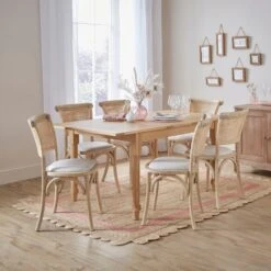 Florine Dining Chair, Natural -Online Furniture Store 30891460 alt01