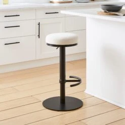 Jesper Adjustable Height Bar Stool, Boucle 9 Jesper Adjustable Height Bar Stool, Boucle -Online Furniture Store 30891492 alt01