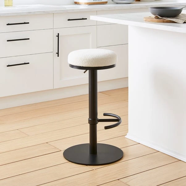 Jesper Adjustable Height Bar Stool, Boucle 4 Jesper Adjustable Height Bar Stool, Boucle - Image 2