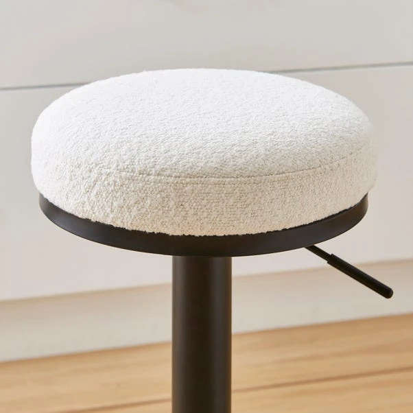Jesper Adjustable Height Bar Stool, Boucle 5 Jesper Adjustable Height Bar Stool, Boucle - Image 3