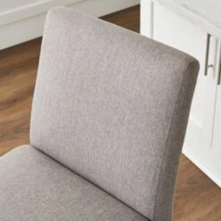 Oakley Counter Height Bar Stool, Grey Fabric -Online Furniture Store 30891495 alt03