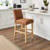 Oakley Counter Height Bar Stool, Tan Faux Leather 1 Oakley Counter Height Bar Stool, Tan Faux Leather -Online Furniture Store 30891497