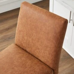 Oakley Counter Height Bar Stool, Tan Faux Leather 12 Oakley Counter Height Bar Stool, Tan Faux Leather -Online Furniture Store 30891497 alt03