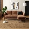 Jacob Corduroy Small Corner Chaise Sofa 1 Jacob Corduroy Small Corner Chaise Sofa -Online Furniture Store 30891785