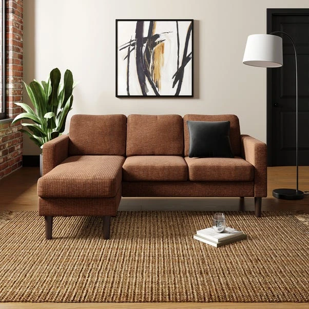 Jacob Corduroy Small Corner Chaise Sofa 4 Jacob Corduroy Small Corner Chaise Sofa - Image 2