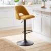 Jonas Adjustable Height Bar Stool, Fabric -Online Furniture Store 30892020