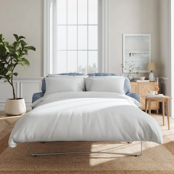 Martha 2 Seater Double Sofa Bed, Slub Faux Linen 21 Martha 2 Seater Double Sofa Bed, Slub Faux Linen - Image 19