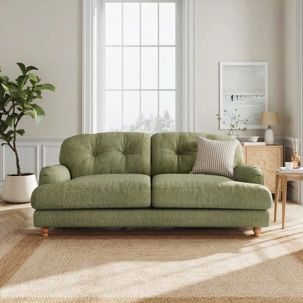 Martha Faux Linen 3 Seater Sofa 12 Martha Faux Linen 3 Seater Sofa - Image 10