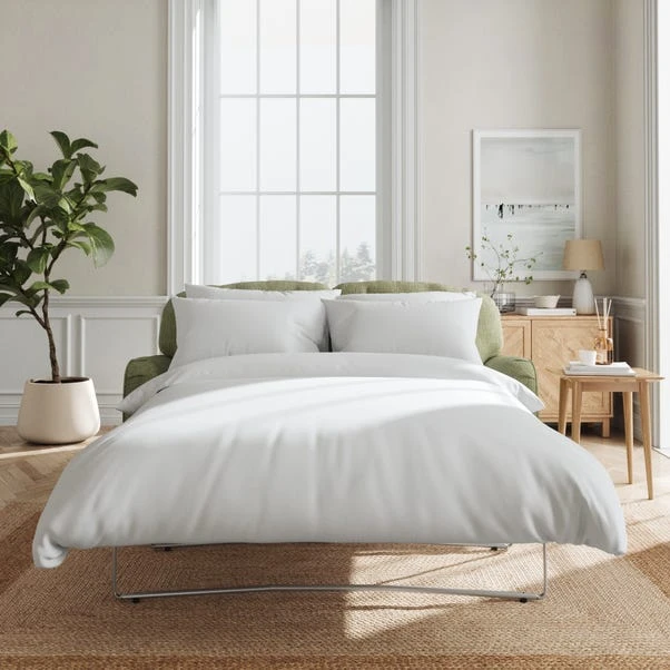 Martha 2 Seater Double Sofa Bed, Slub Faux Linen 12 Martha 2 Seater Double Sofa Bed, Slub Faux Linen - Image 10