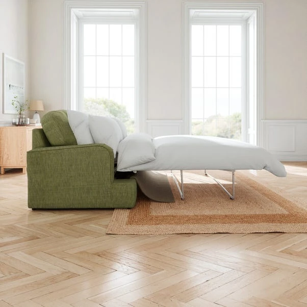 Martha 2 Seater Double Sofa Bed, Slub Faux Linen 13 Martha 2 Seater Double Sofa Bed, Slub Faux Linen - Image 11