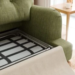 Martha 2 Seater Double Sofa Bed, Slub Faux Linen 33 Martha 2 Seater Double Sofa Bed, Slub Faux Linen -Online Furniture Store 30892922 alt03