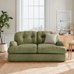 Martha 2 Seater Double Sofa Bed, Slub Faux Linen 35 Martha 2 Seater Double Sofa Bed, Slub Faux Linen -Online Furniture Store 30892922 alt05