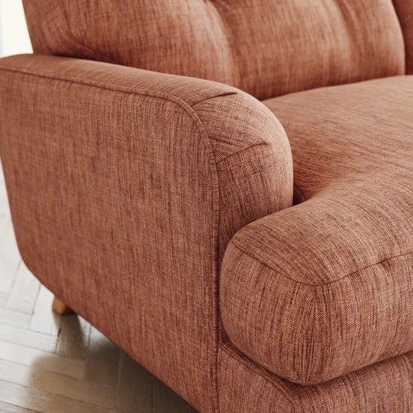 Martha Slub Faux Linen 4 Seater Sofa 7 Martha Slub Faux Linen 4 Seater Sofa - Image 5