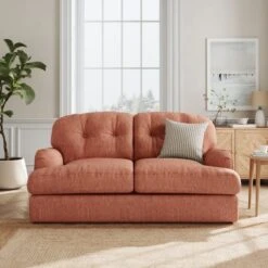 Martha 2 Seater Double Sofa Bed, Slub Faux Linen 26 Martha 2 Seater Double Sofa Bed, Slub Faux Linen -Online Furniture Store 30892930 alt05