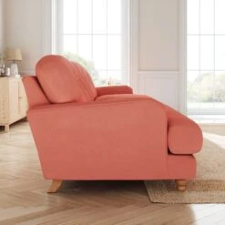 Martha Matte Plush Velvet 4 Seater Sofa -Online Furniture Store 30892953 alt02