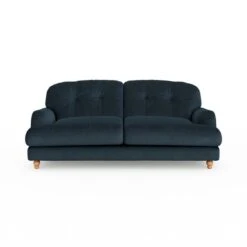 Martha Matte Plush Velvet 3 Seater Sofa -Online Furniture Store 30892960 alt07