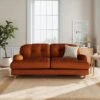 Martha Matte Plush Velvet 3 Seater Sofa 2 Martha Matte Plush Velvet 3 Seater Sofa -Online Furniture Store 30892968