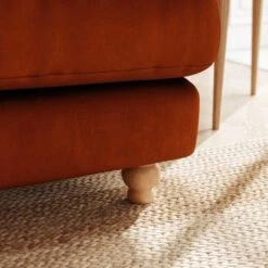 Martha Matte Plush Velvet 3 Seater Sofa -Online Furniture Store 30892968 alt04