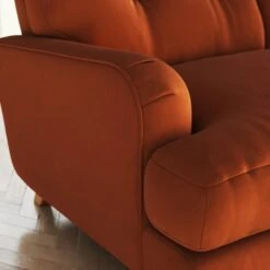 Martha Matte Plush Velvet 3 Seater Sofa -Online Furniture Store 30892968 alt05