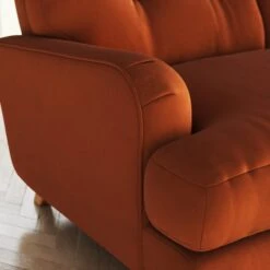 Martha Matte Plush Velvet 4 Seater Sofa -Online Furniture Store 30892969 alt05