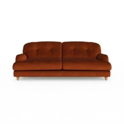 Martha Matte Plush Velvet 4 Seater Sofa -Online Furniture Store 30892969 alt07