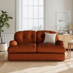 Martha Matte Plush Velvet 2 Seater Double Sofa Bed 26 Martha Matte Plush Velvet 2 Seater Double Sofa Bed -Online Furniture Store 30892970 alt05