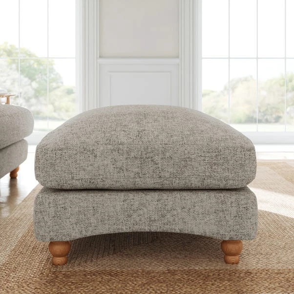 Martha Chunky Chenille Footstool 4 Martha Chunky Chenille Footstool - Image 2