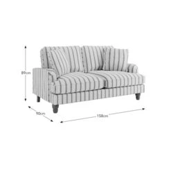 Beatrice Folkstone Stripe 2 Seater Sofa -Online Furniture Store 30893213 alt09