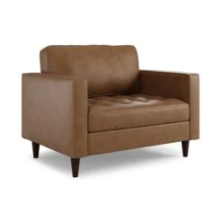 Zoe Faux Leather Snuggle Sofa -Online Furniture Store 30893218 alt07