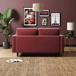 Zoe Velvet 2 Seater Sofa -Online Furniture Store 30893221 alt02