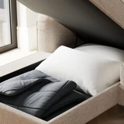 Beatrice Textured Weave Corner Storage Sofa Bed -Online Furniture Store 30893236 alt02