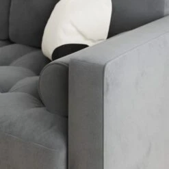 Zoe 4 Seater Corner Double Sofa Bed, Velvet -Online Furniture Store 30893242 alt03