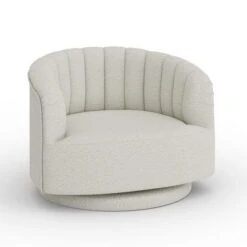 Elena Scalloped Swivel Chair -Online Furniture Store 30893331 alt07
