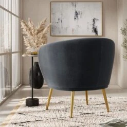 Bella Velvet Cocktail Chair -Online Furniture Store 30893349 alt02