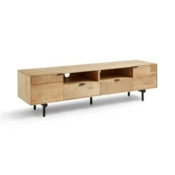 Spencer Extra Wide TV Unit For TVs Up To 80", Mango Wood -Online Furniture Store 30893734 alt05