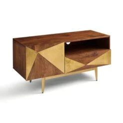 Zadie Small TV Unit For TVs Up To 42", Mango Wood -Online Furniture Store 30893736 alt06