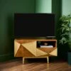 Zadie Corner TV Unit For TVs Up To 42", Mango Wood -Online Furniture Store 30893737