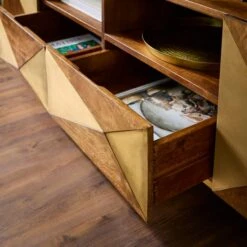 Zadie Extra Wide TV Unit For TVs Up To 80", Mango Wood -Online Furniture Store 30893738 alt04