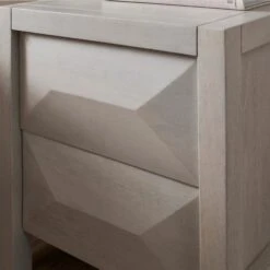 Watkins 2 Drawer Grey Wash Bedside Table, Mango Wood -Online Furniture Store 30894112 alt05