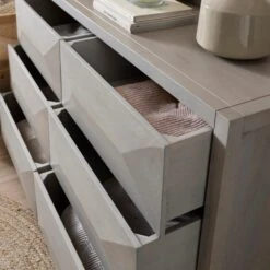 Watkins Grey Wash 6 Drawer Chest, Mango Wood -Online Furniture Store 30894114 alt03