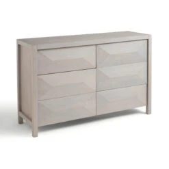 Watkins Grey Wash 6 Drawer Chest, Mango Wood -Online Furniture Store 30894114 alt05