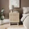 Maeva 2 Drawer Bedside Table, Light Oak Effect 2 Maeva 2 Drawer Bedside Table, Light Oak Effect -Online Furniture Store 30894169