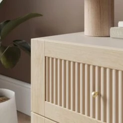 Maeva 2 Drawer Bedside Table, Light Oak Effect -Online Furniture Store 30894169 alt03