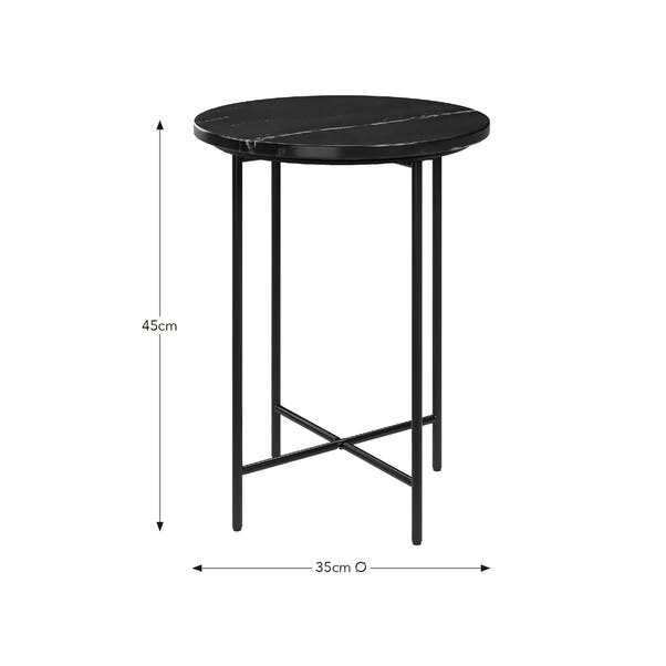 Cinzia Real Marble Side Table 9 Cinzia Real Marble Side Table - Image 7
