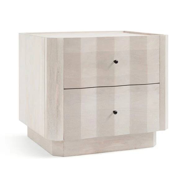 Willa 2 Drawer Bedside Table, Mango Wood 8 Willa 2 Drawer Bedside Table, Mango Wood - Image 6