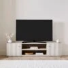 Willa Extra Wide TV Unit For TVs Up To 80", Mango Wood